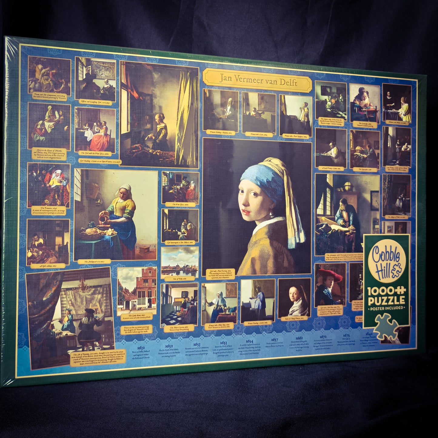 PUZZLE JAN VERMEER VAN DELF 1000 PZ