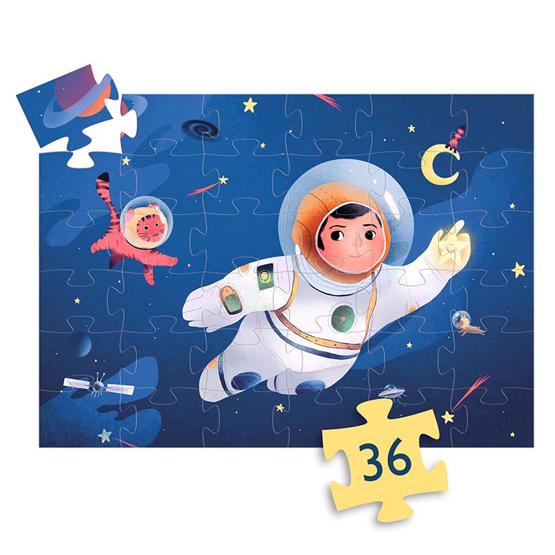 PUZZLE ASTRONAUTA SULLA LUNA 36 PZ DJECO