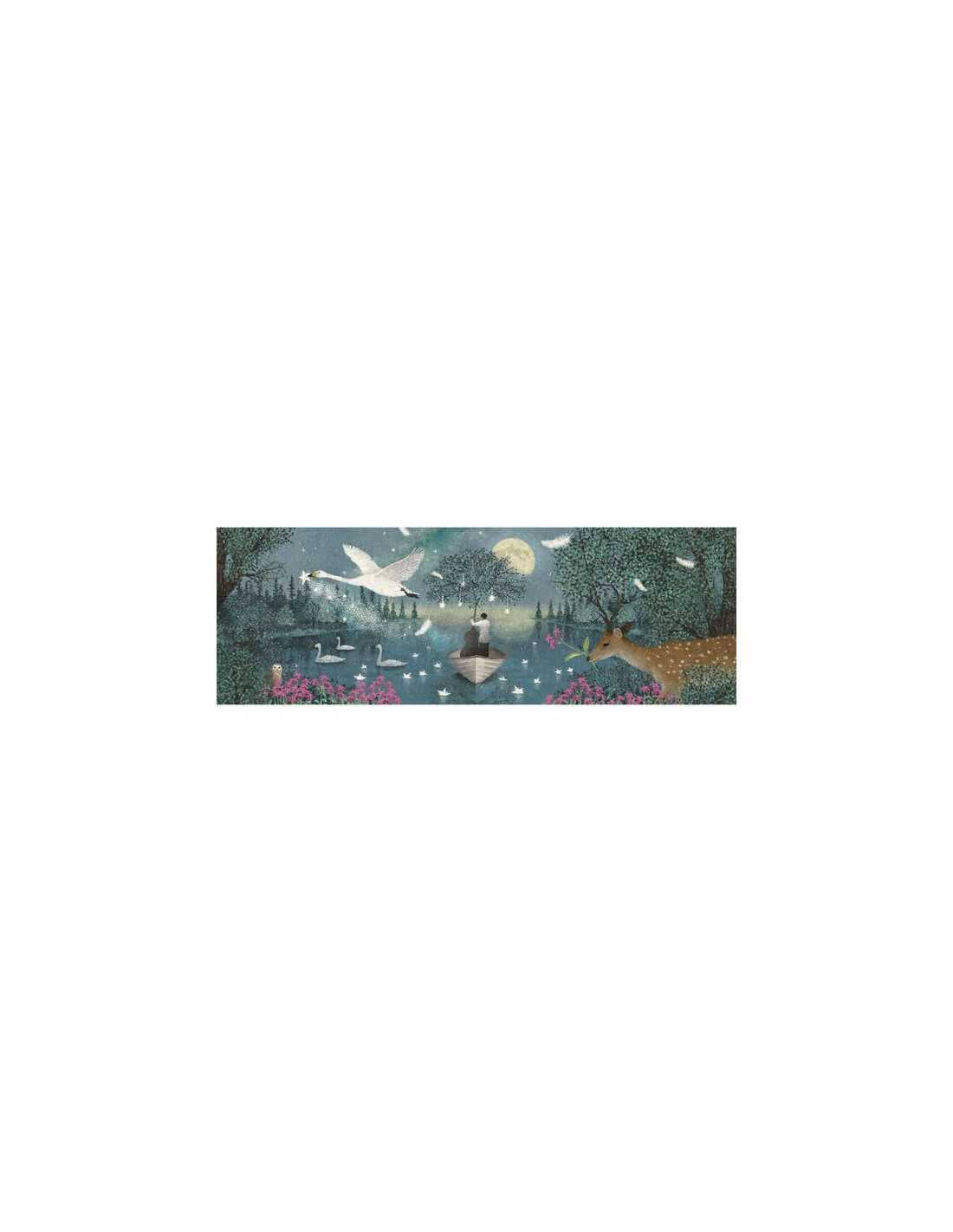 PUZZLE PANORAMICO INNO ALLA LUNA 1000 PZ DJECO