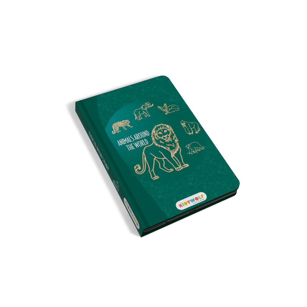 LAVAGNETTA GRAFICA LCD ANIMALI DEL MONDO KIDIDRAW KIDYWOLF