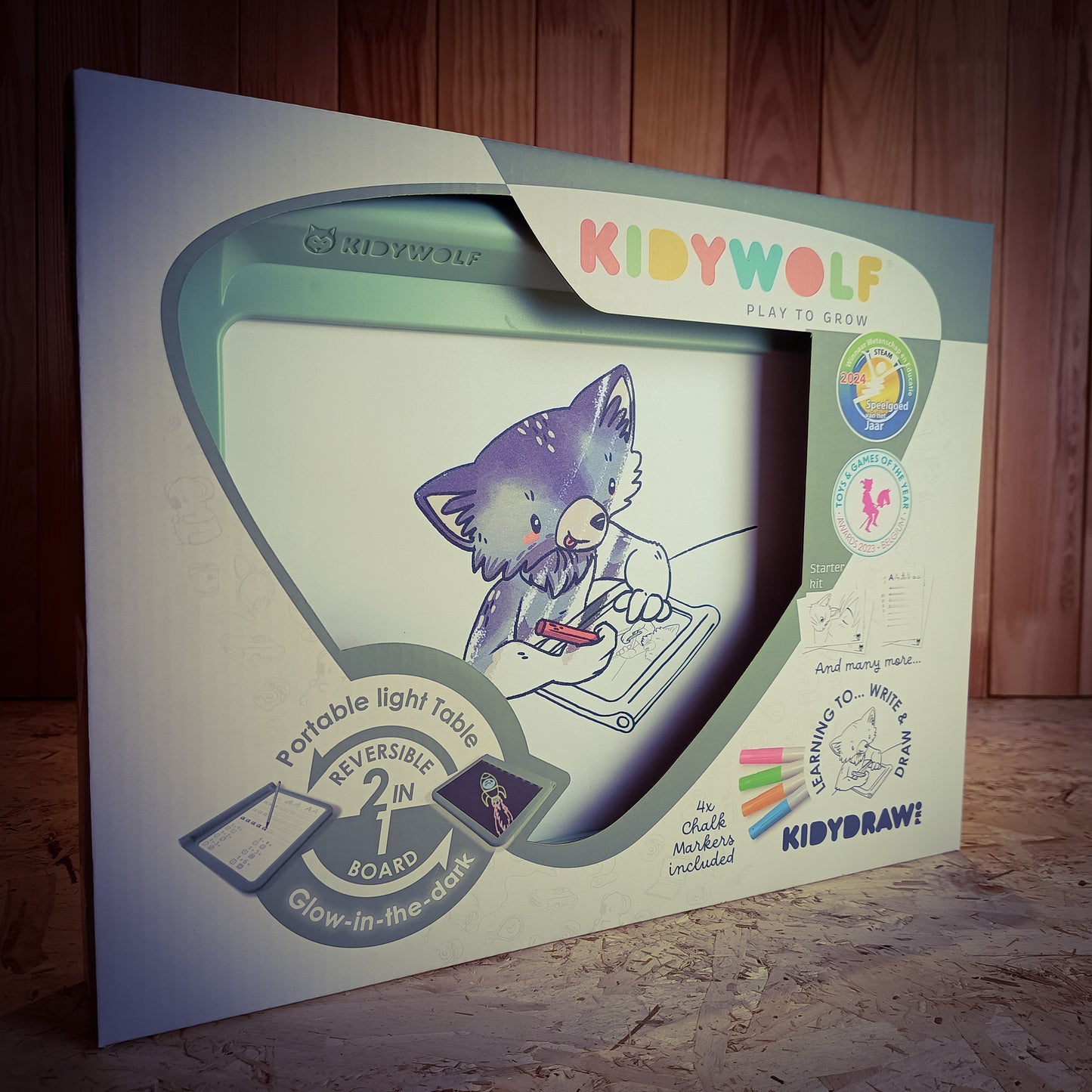 LAVAGNETTA PORTATILE KIDYDRAW PRO DUE IN UNO KIDYWOLF