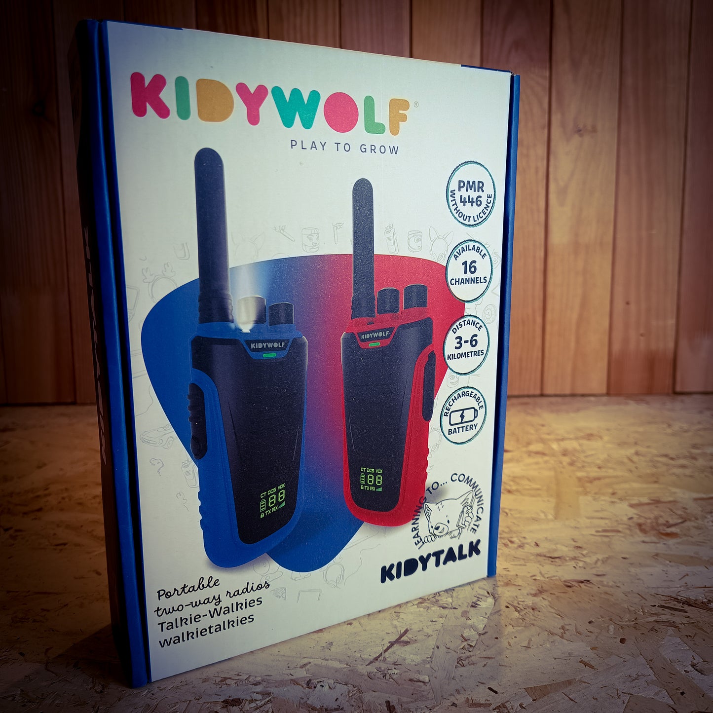 WALKIE TALKIE KIDYTALK USB KIDY WOLF
