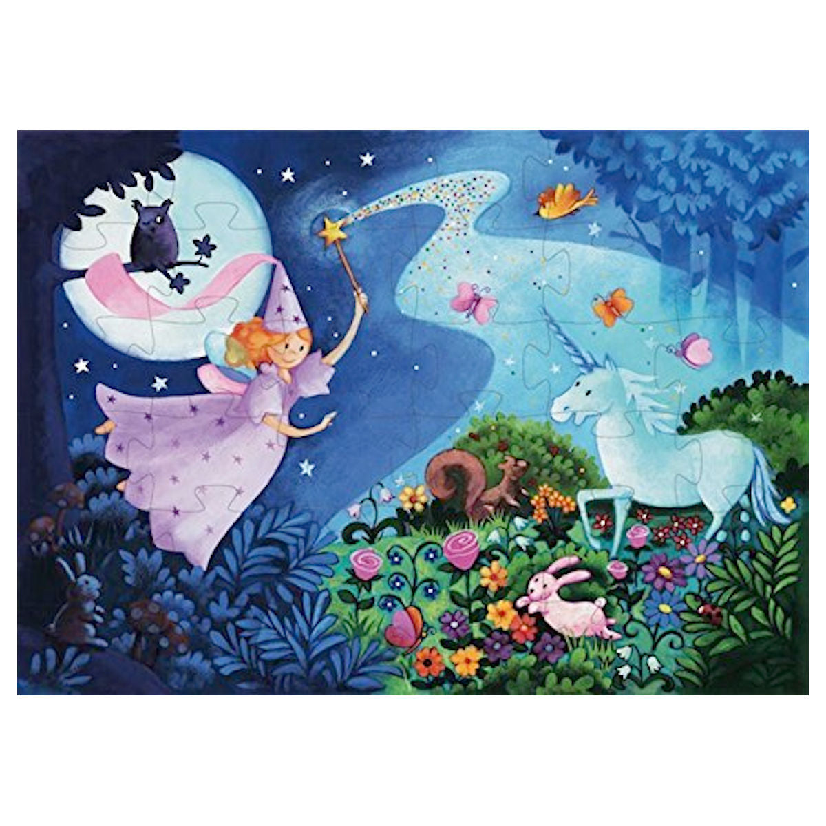 PUZZLE LA FATA E L'UNICORNO 36 PZ DJECO