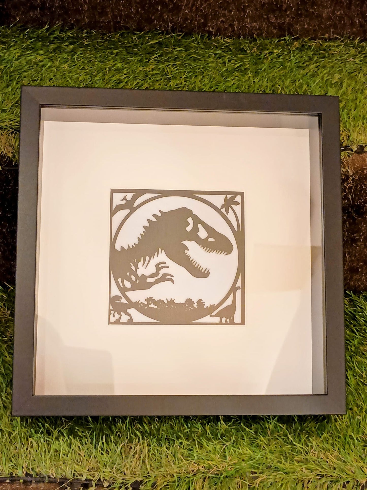 JURASSIC PARK STAMPA SU LEGNO CNC LASER
