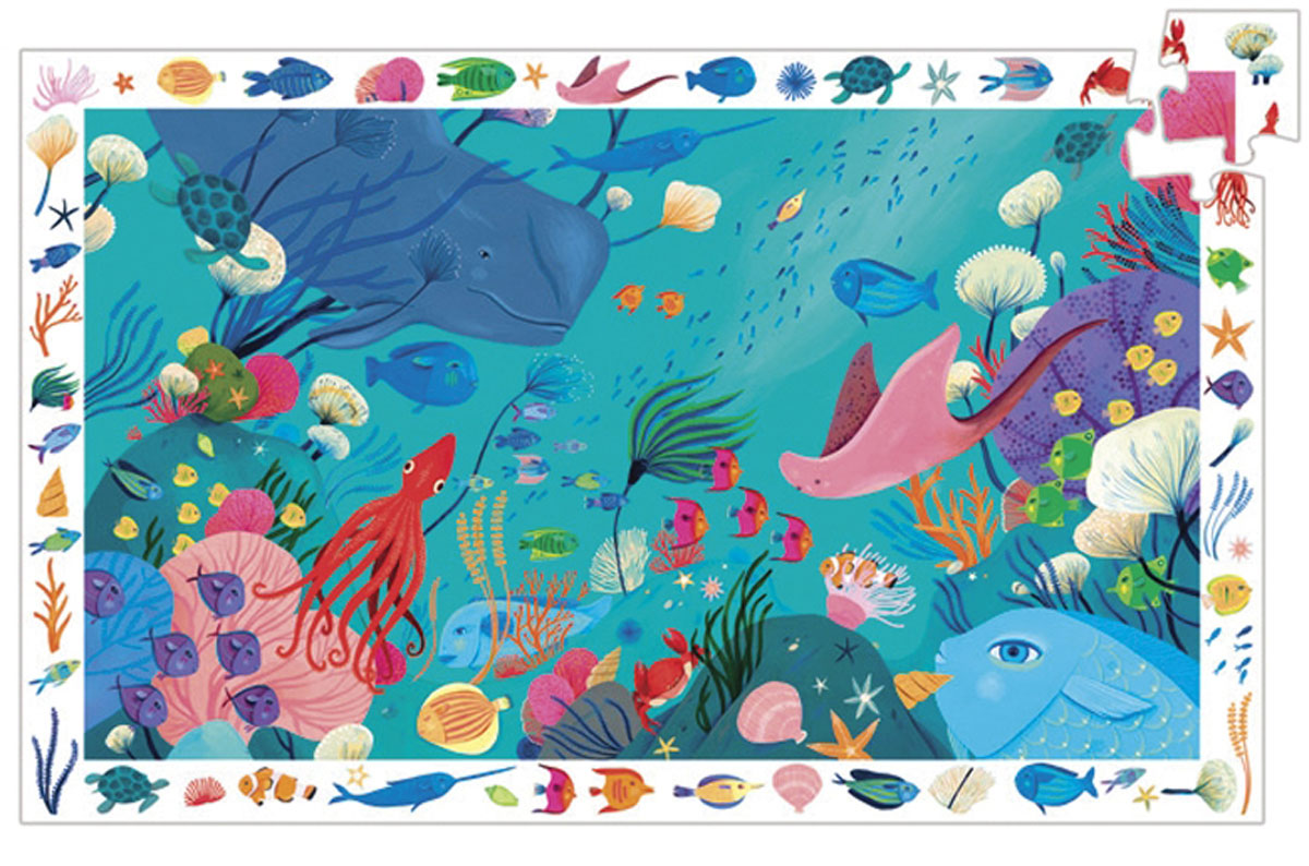 PUZZLE D'OSSERVAZIONE MARE 54 PZ DJECO