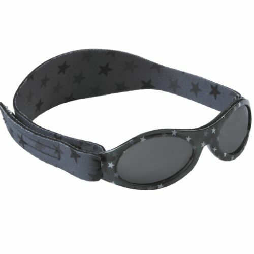 OCCHIALI DA SOLE 100% UV PROTECTION DOOKY BABY BANZ NERO CON STELLE