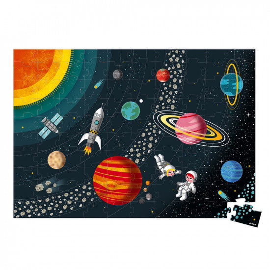 PUZZLE IL SISTEMA SOLARE CON LIBRETTO EDUCATIVO 100 PZ JANOD