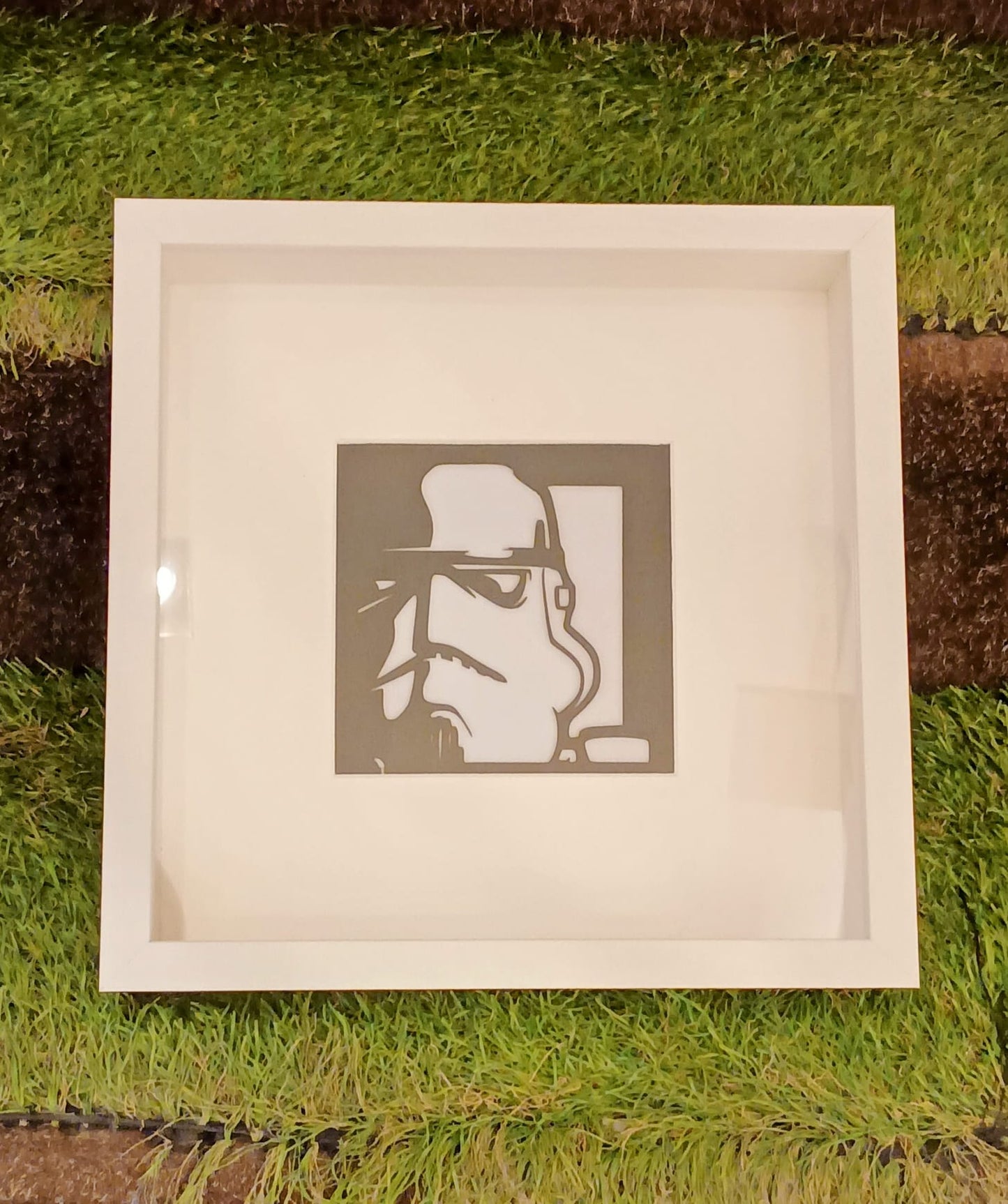 STAR WARS STORMTROOPER STAMPA SU LEGNO CNC LASER
