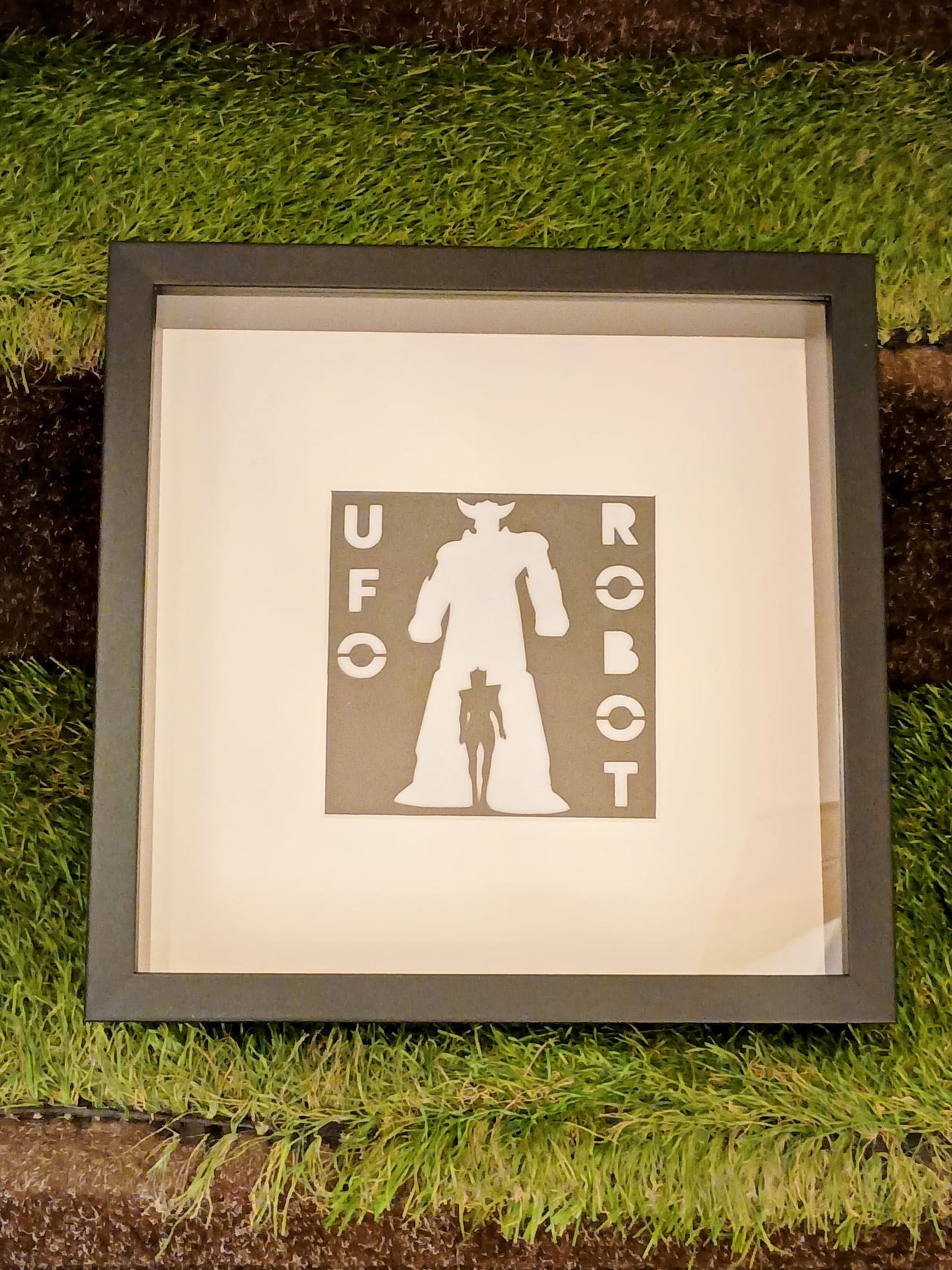 GOLDRAKE UFO ROBOT STAMPA SU LEGNO CNC LASER