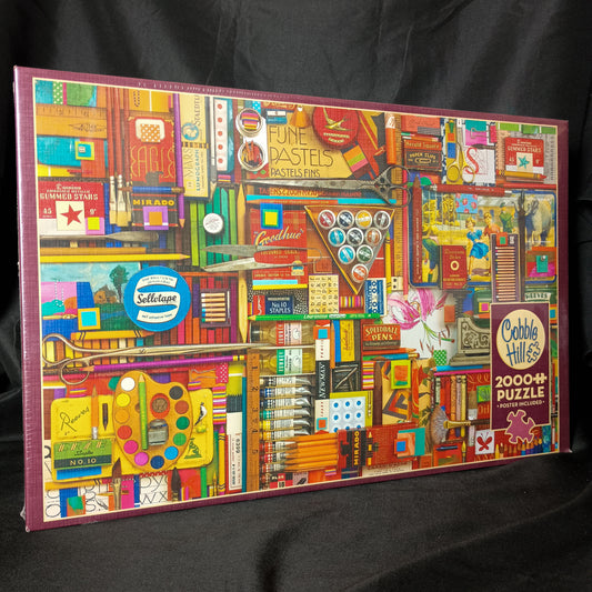 PUZZLE VINTAGE ART SUPPLIES 2000 PZ