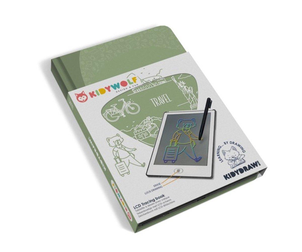 LAVAGNETTA GRAFICA LCD VIAGGI  KIDIDRAW KIDYWOLF