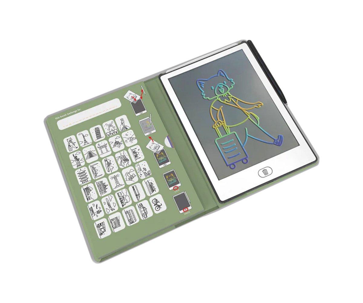 LAVAGNETTA GRAFICA LCD VIAGGI  KIDIDRAW KIDYWOLF
