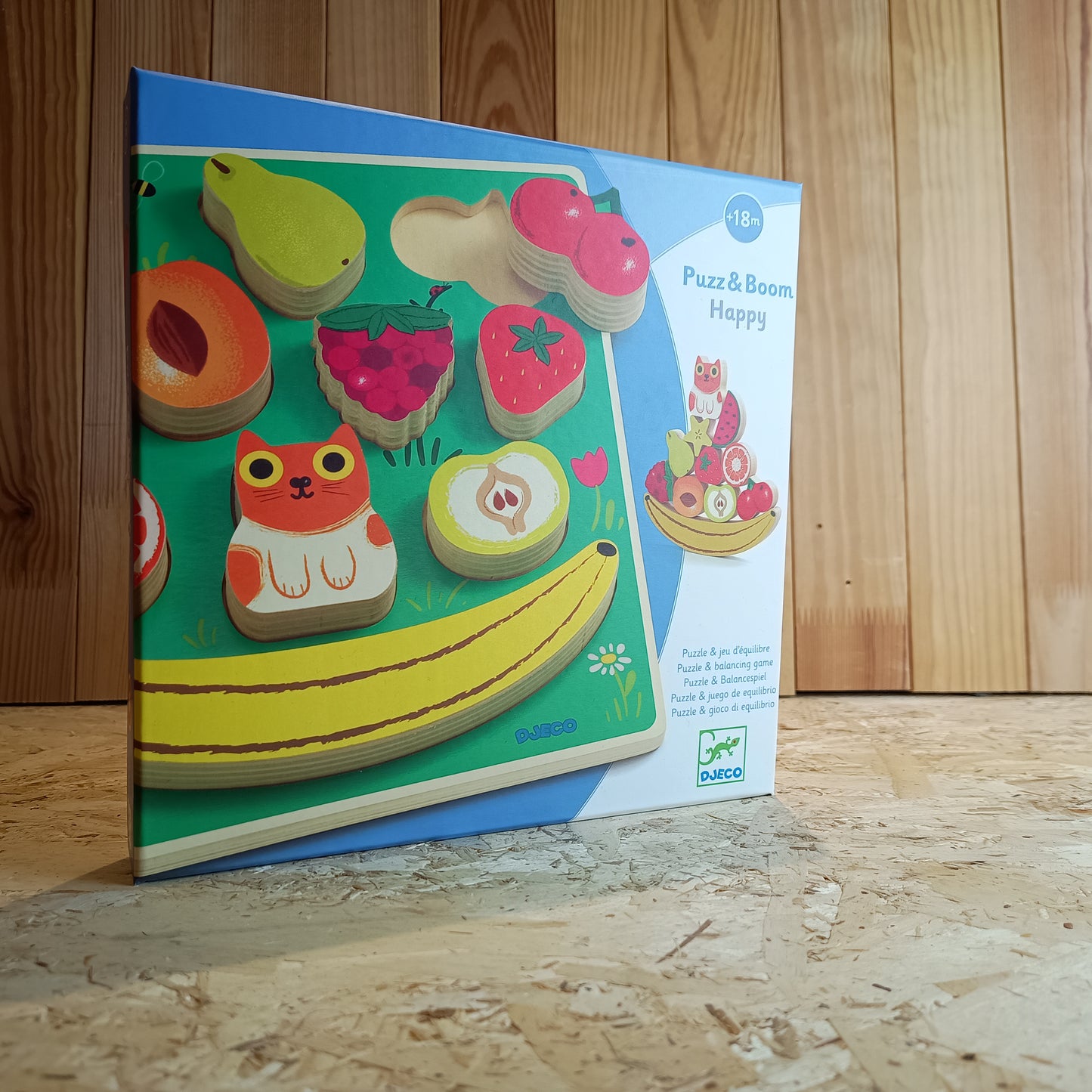 PUZZLE E GIOCO DI EQUILIBRIO PUZZ AND BOOM HAPPY DJECO