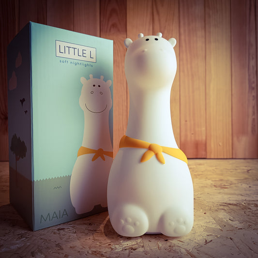 LAMPADA LED RICARICA USB CON TELECOMANDO GIRAFFA LITTLE L