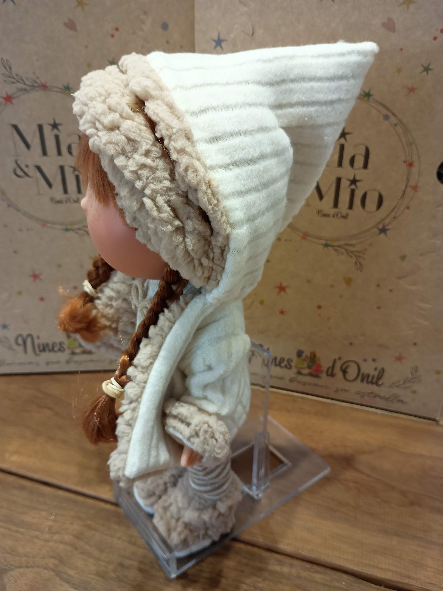 BAMBOLA MIA CON CAPELLI ROSSI TRECCINE NINES D'ONIL