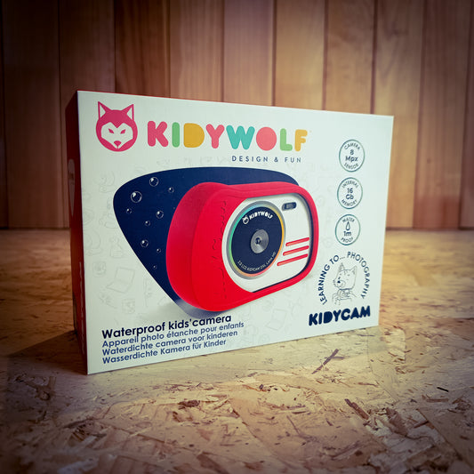 MACCHINA FOTOGRAFICA ROSSA WATER PROOF KIDYWOLF