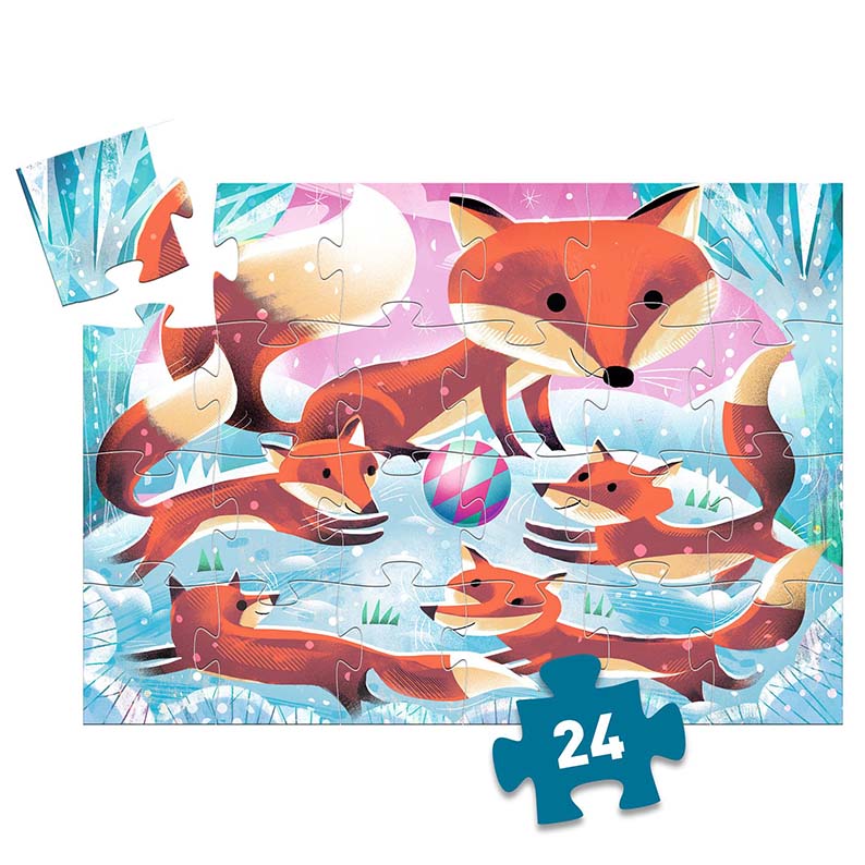 PUZZLE GINGER, PICCOLA VOLPE 24 PZ DJECO