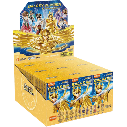BOX COMPLETO SIGILLATO CAVALIERI DELLO ZODIACO SAINT SEIYA GALAXY VERSION 01 THE LEGACY OF SAGITTARIUS X 9