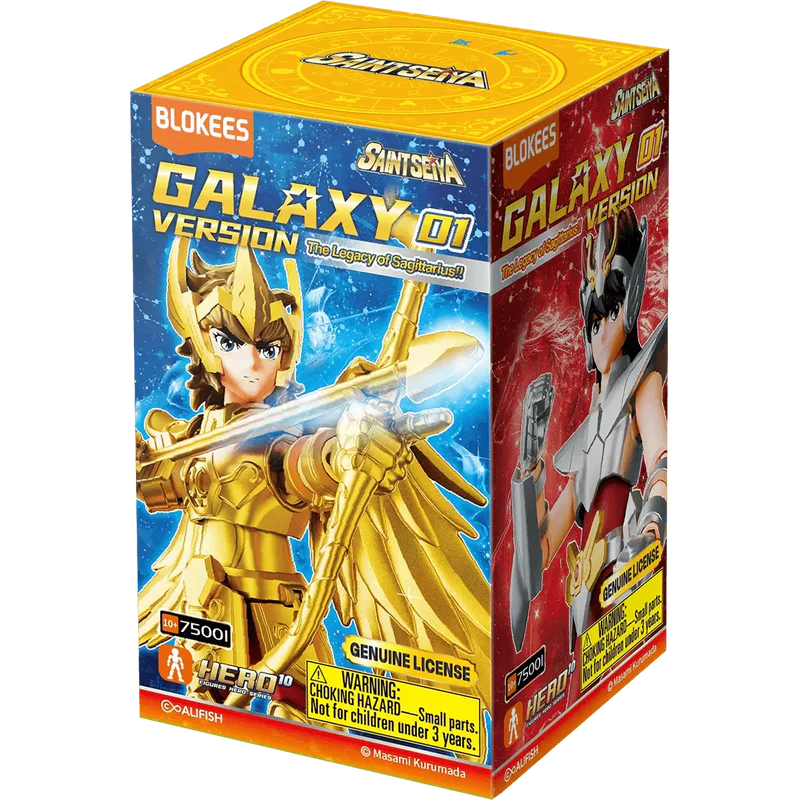 BOX COMPLETO SIGILLATO CAVALIERI DELLO ZODIACO SAINT SEIYA GALAXY VERSION 01 THE LEGACY OF SAGITTARIUS X 9