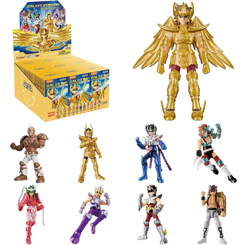 BOX COMPLETO SIGILLATO CAVALIERI DELLO ZODIACO SAINT SEIYA GALAXY VERSION 01 THE LEGACY OF SAGITTARIUS X 9