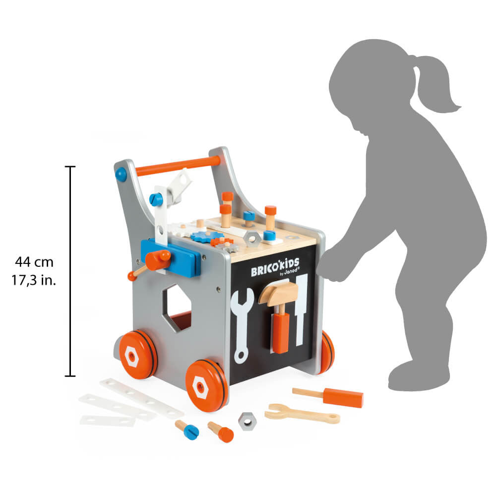 BRICÒ KIDS CARRELLO PORTA ATTREZZI MAGNETICO JANOD