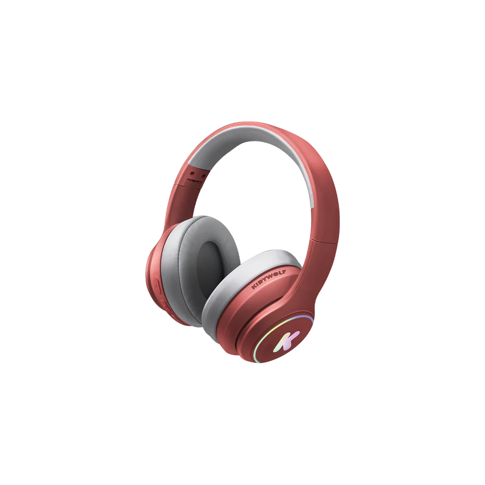 CUFFIE BLUTOOTH  ROSSO SCURO K-EARS KIDYWOLF