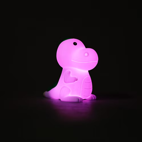 LAMPADA IN SILICONE RICARICABILE USB ENEA IL DINOSAURO