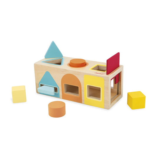 SCATOLA CON FORME GEOMETRICHE IN LEGNO JANOD