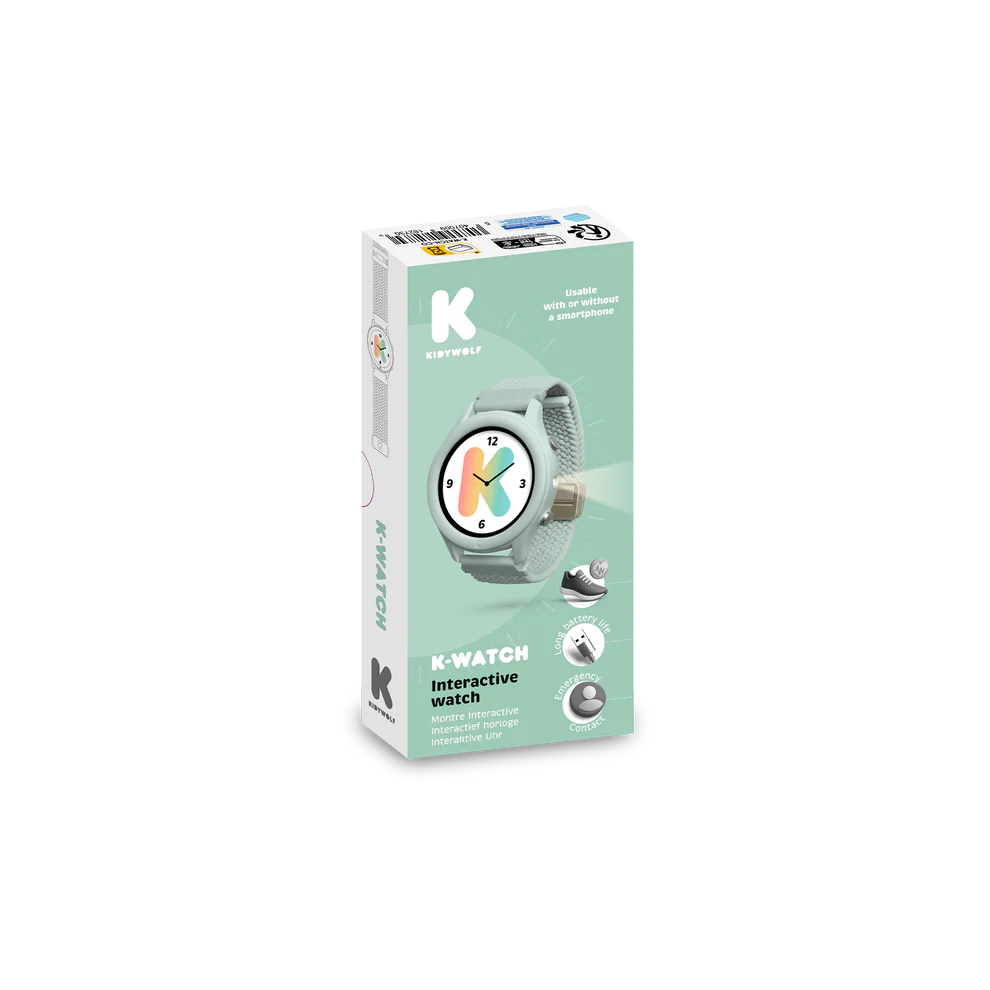 SMARTWATCH OROLOGIO INTERATTIVO VERDE ACQUA K-WATCH KIDYWOLF