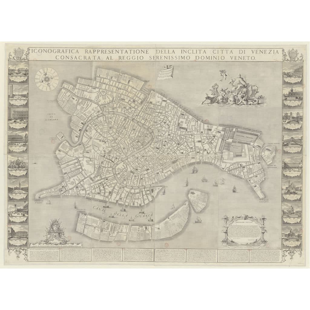 PUZZLE VENEZIA CARTOGRAFIA ANTICA 540 PEZZI ARCHITOYS
