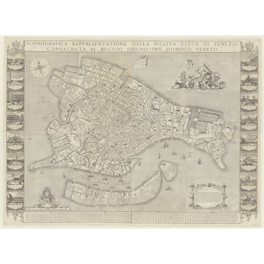 PUZZLE VENEZIA CARTOGRAFIA ANTICA 540 PEZZI ARCHITOYS